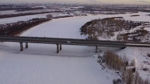 Winter highway Stock-Footage 101404213