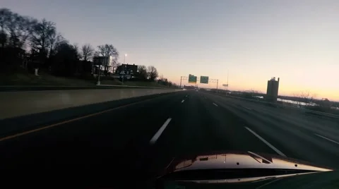 Winter Highway Timelapse 2 스톡 동영상 63314820