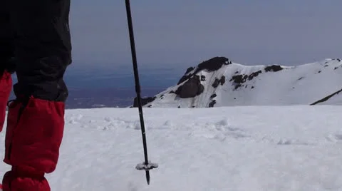 Winter hike. Video stock 24758645