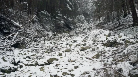 Winter Hiking Adventures Stock Footage 58974249