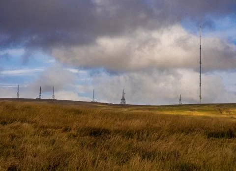 Winter hill Stock Photos