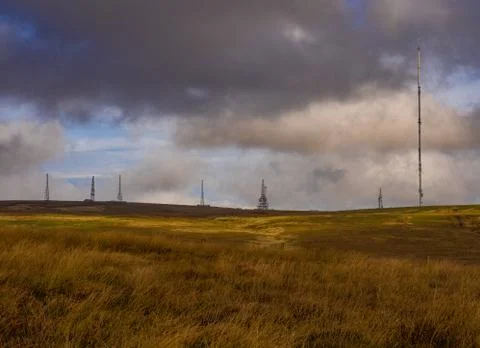 Winter hill Stock Photos