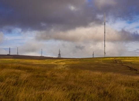 Winter hill Stock Photos