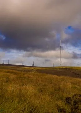 Winter hill Stock Photos