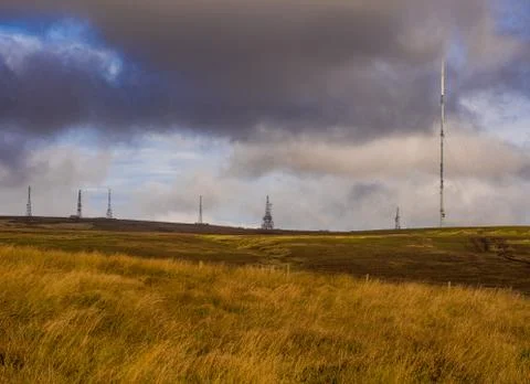 Winter hill Stock Photos