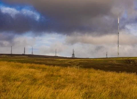 Winter hill Stock Photos