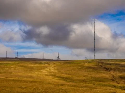 Winter hill Stock Photos