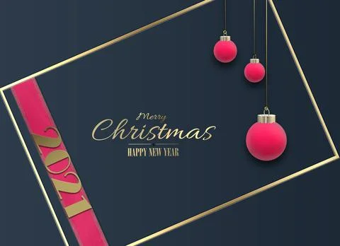 Winter holiday 2021 background Stock Illustration