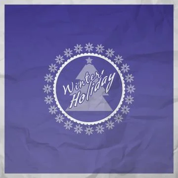 Winter holiday background Stock Illustration