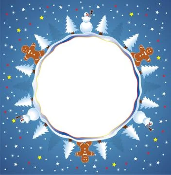 Winter holiday background Stock Illustration