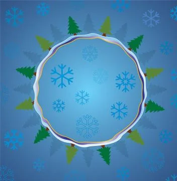 Winter holiday background Stock Illustration
