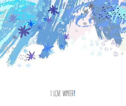 Winter holiday background Stock Illustration