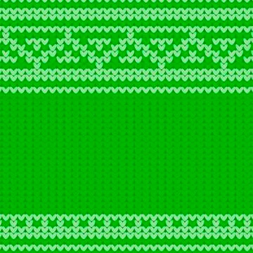 Winter Holiday Knitted Pattern. Abstract Sweater Design Stock Illustration