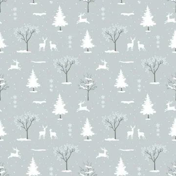 Winter holiday seamless pattern for Christmas or new year decorative Illustrazione stock