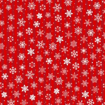 Winter holiday seamless pattern,celebrate theme on red background Stock Illustration