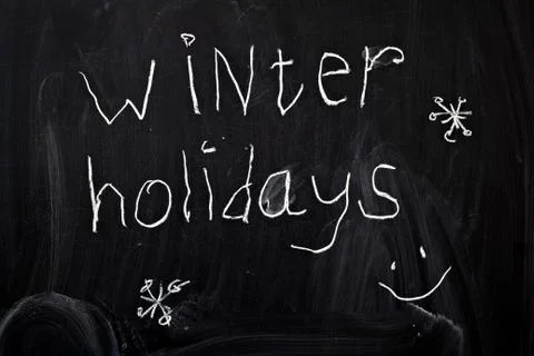 Winter holidays 스톡 일러스트