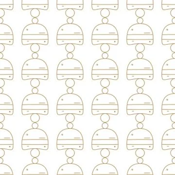 Winter holidays seamless pattern. Cristmas background. Stock Illustration