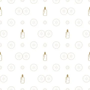 Winter holidays seamless pattern. Cristmas background. Stock Illustration