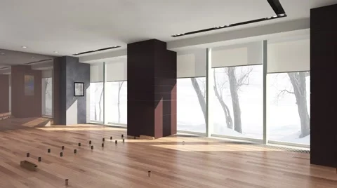 Winter home Stock Footage 45371181