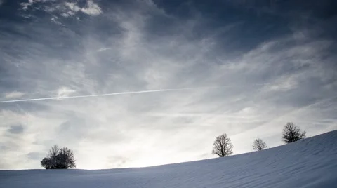 Winter horizont Video stock 40954527