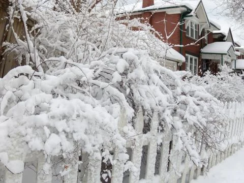 Winter house Stock Photos