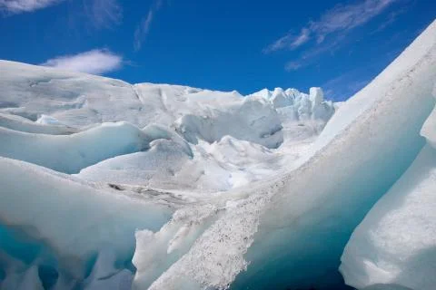 Winter ice landscape Stock Photos