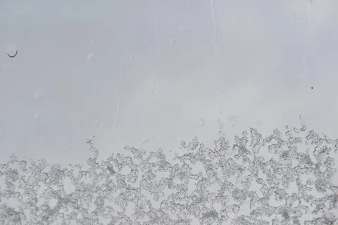 Winter ice pattern Stock Photos