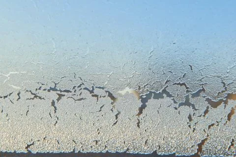 Winter ice pattern Foto stock