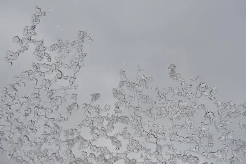 Winter ice pattern Foto stock