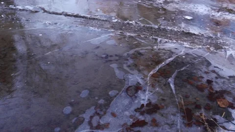 A winter ice surface video Stock Footage 167503864