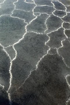 Winter ice tecture. Stock Photos