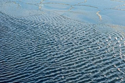 Winter ice tecture. Stock Photos
