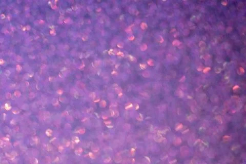 Winter iced glowing purple pattern with bokeh, holiday seasonal violet boeh b Stock Photos
