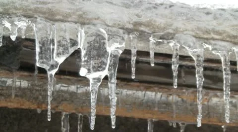 Winter icicles 스톡 동영상 20587210