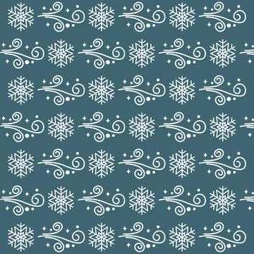 Winter icons Pattern background Vector Illustrazione stock
