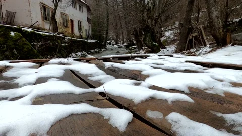 Winter idyll Stock Footage 155304828