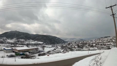 Winter idyll Stock Footage 155708164