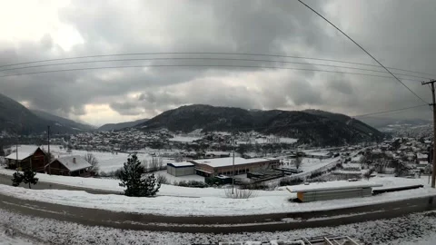 Winter idyll Stock Footage 155708174