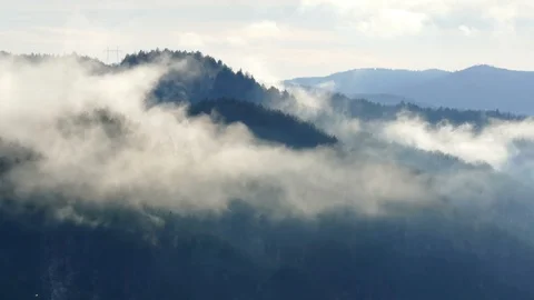 Winter Idyll in the Mountainous Area Stock Footage 101897418