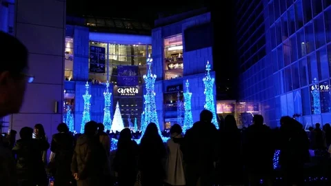 Winter Illuminations Tokyo Video stock 84287983