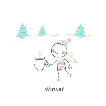 Winter Stock Illustration