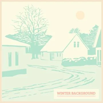 Winter Stock Illustration