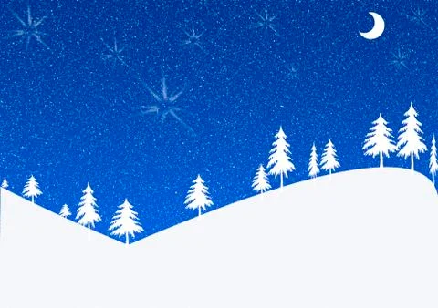 Winter illustration Stock Illustration