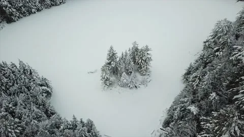 Winter Island Stock Footage 138102601