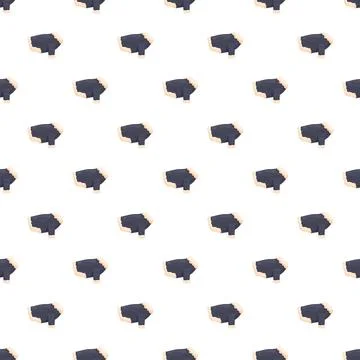 Winter jacket clothing pattern seamless repeating background Stock Illustration