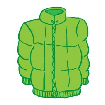 Winter jacket Stock Illustration