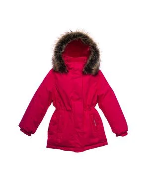 Winter jacket isolated on white background. Stock Photos