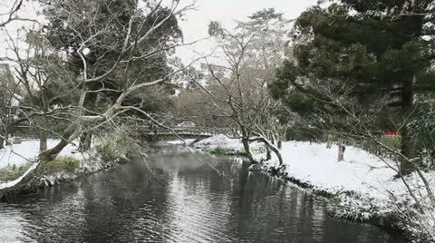 Winter in Japan Stock Footage 10931270