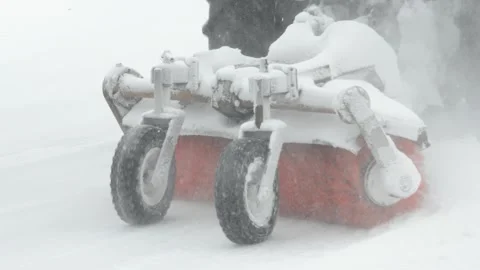 Winter karting competitions Stock Footage 130536373