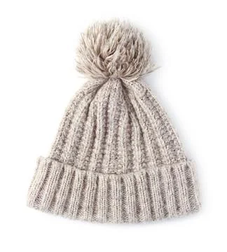 Winter knitted hat Stock Photos
